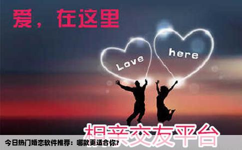 今日热门婚恋软件推荐：哪款更适合你？
