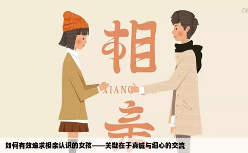如何有效追求相亲认识的女孩——关键在于真诚与细心的交流
