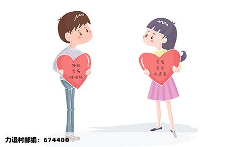 力追村邮编：674400